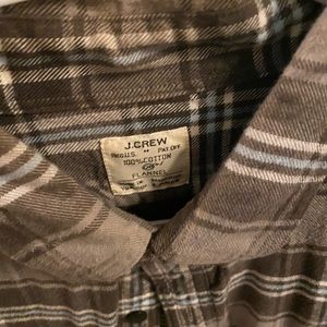 Gray Jcrew factory flannel - L